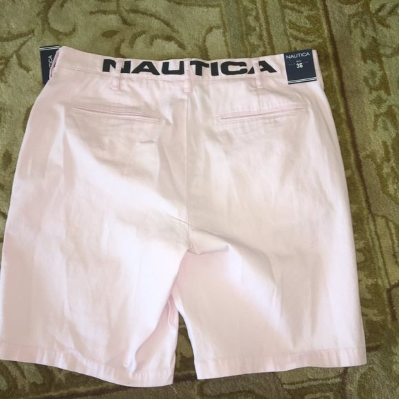 NWT - Men's Pink Nautica Shorts - Picture 6 of 9